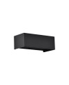 DAVOS * APLIQUE EXTERIOR LED* 4*6W 4000K NEGRO ARENADO